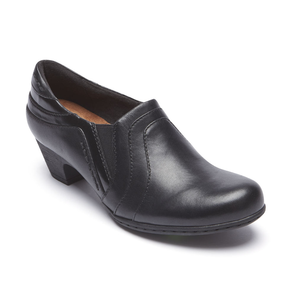 Rockport Womens Slip-On Black - Brynn - UK 841-ALUQSC